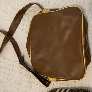 Vintage brown adidas cross body bag